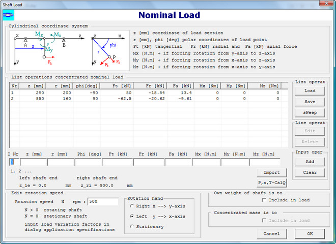 Load List Dialog