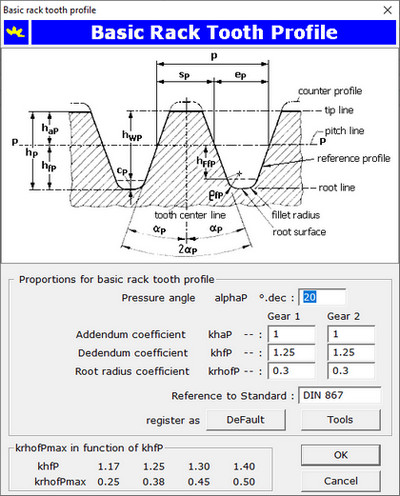 Basic Rack Dialog