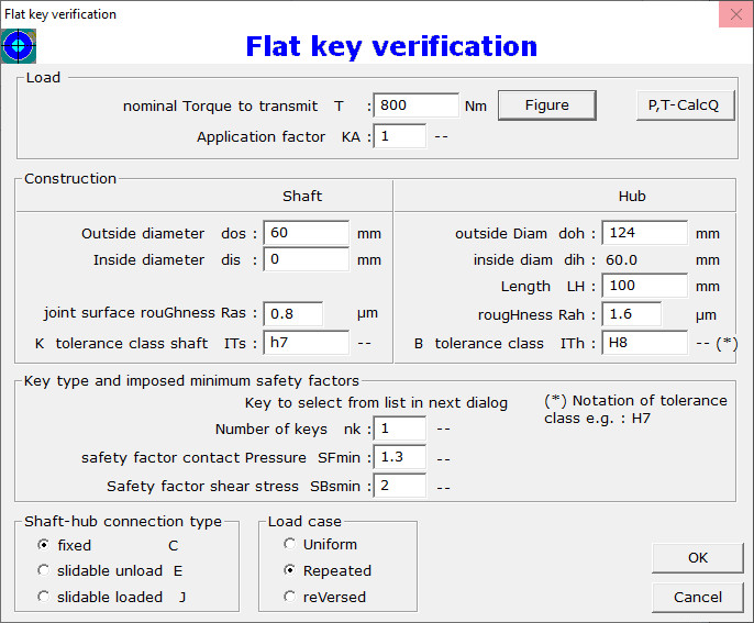 Flat key  connection verrification dialog