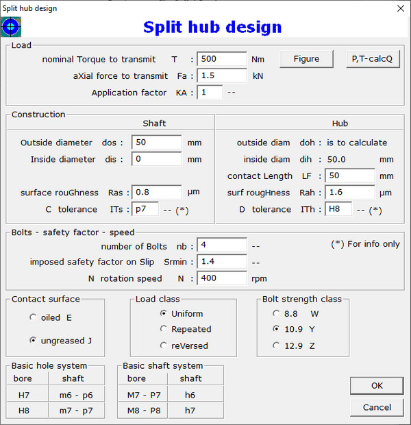 Split Hub Lock Dialog Box